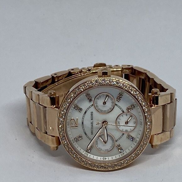 Michael Kors Parker MK5616 Women Stainless Steel Analog Dial Quartz Watch WO728 - Picture 7 of 12